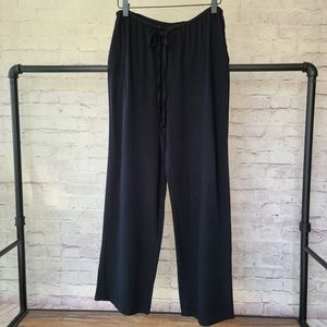 Vintage Kaua'iana Made in Hawaii Black Wide Leg Pants Small